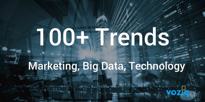 100-plus marketing big-data and technology trends